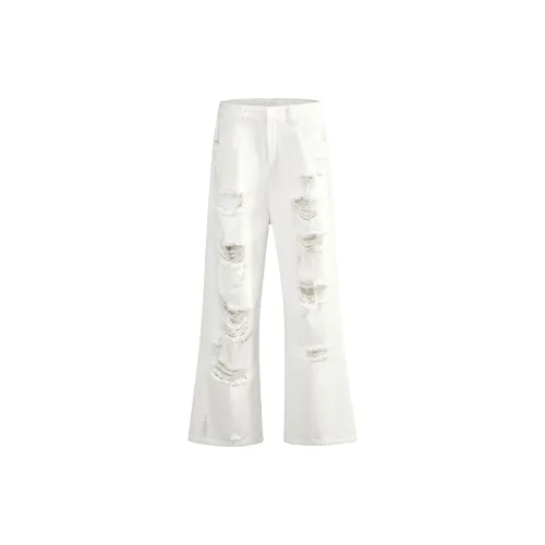 PICCA Jeans Unisex White