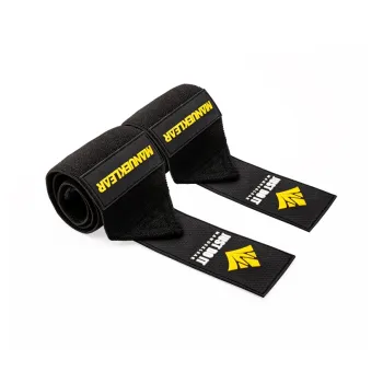 MANUEKLEAR Professional Fitness Bicep And Tricep Wrist Straps With Wrist Support Protective Rehabilitation Compression