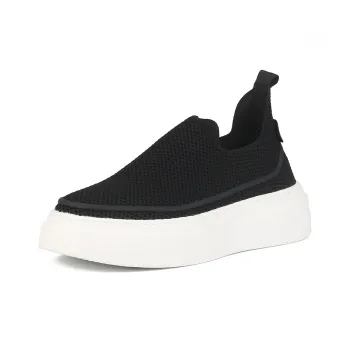 Thai Points Durable Breathable Moisture Wicking Lightweight Low Top Casual Shoes Men's Black