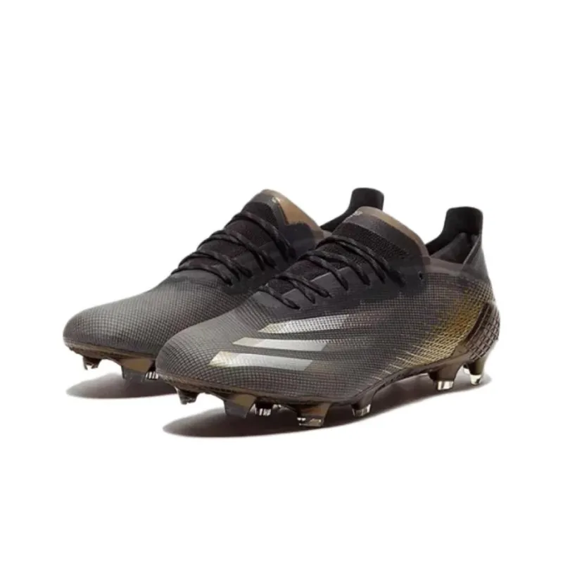 Adidas X Ghosted.1 Fg Black Metallic Gold Melange-2
