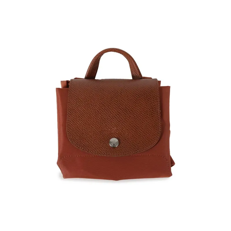 LONGCHAMP Le Pliage Green Recycled Canvas Backpack Women's Chestnut-3