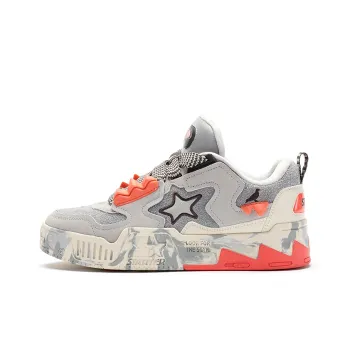 Staple x STARTER Vol Series Anti Slip Wear Resistant Low Top Skateboard Shoes Women's Gray Pink