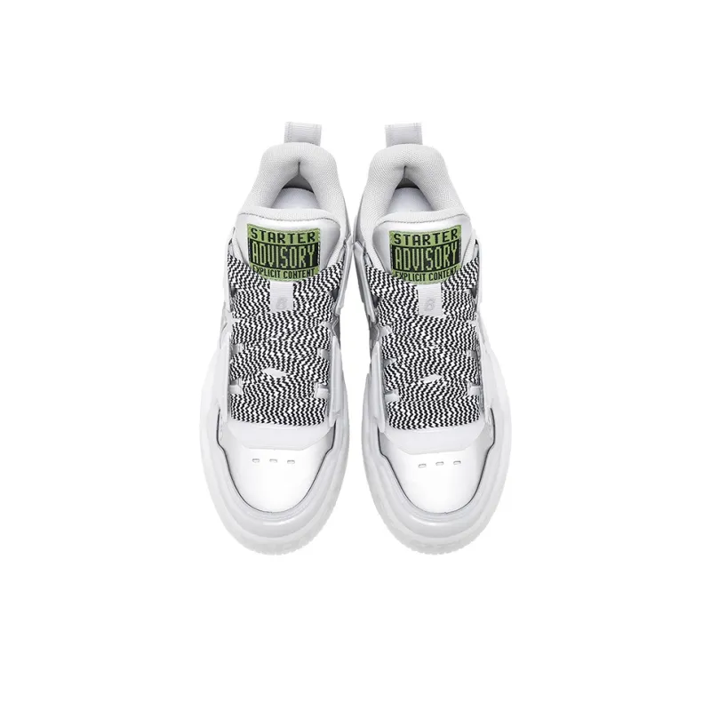 STARTER Vol Laser Palm Game Shoes Low-Top Skateboard Shoes Men's Gray-3