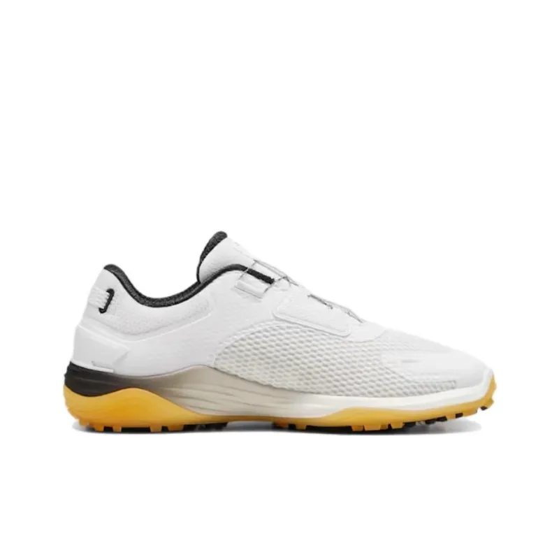 PUMA Anti Slip Wear Resistant Low Top Golf Shoes Men's White-1