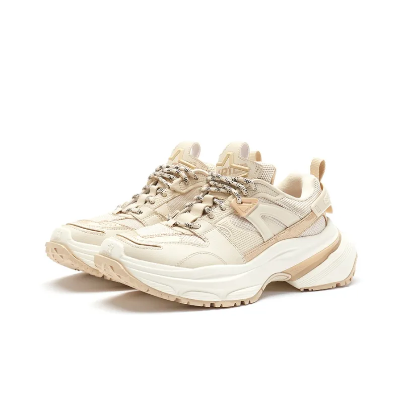 STARTER Dirty Chunky Sneakers Low Top Chunky Sneakers Women's Beige-2