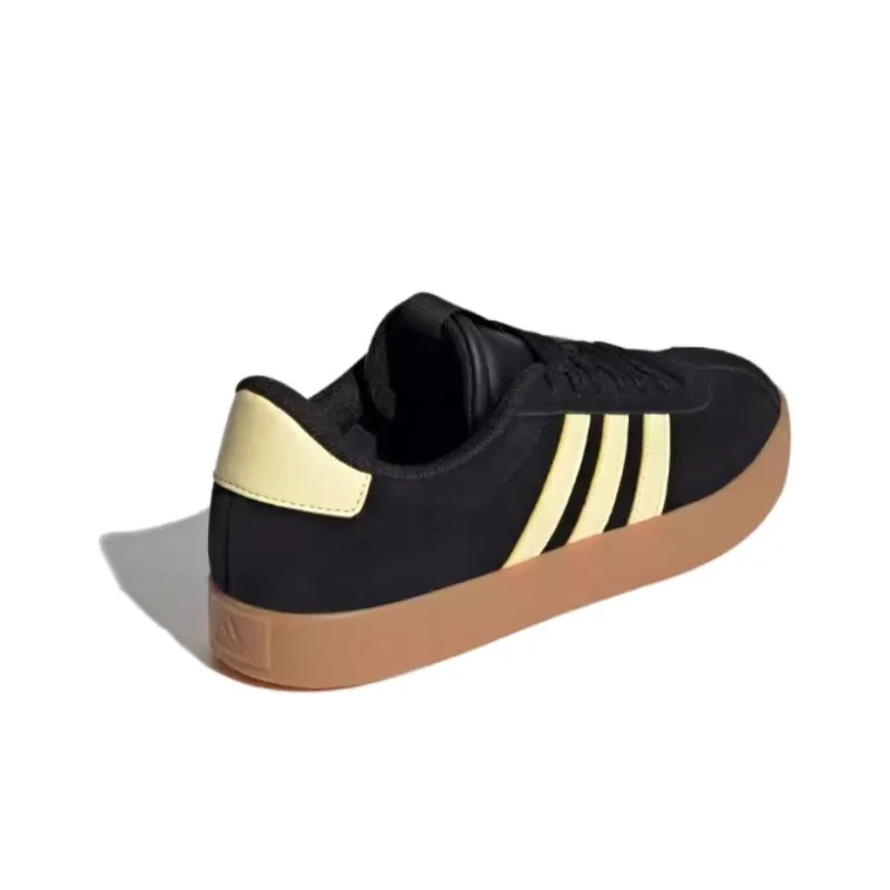 Adidas Vl Court 3.0 Core Black Almost Yellow Cloud White Women's-3