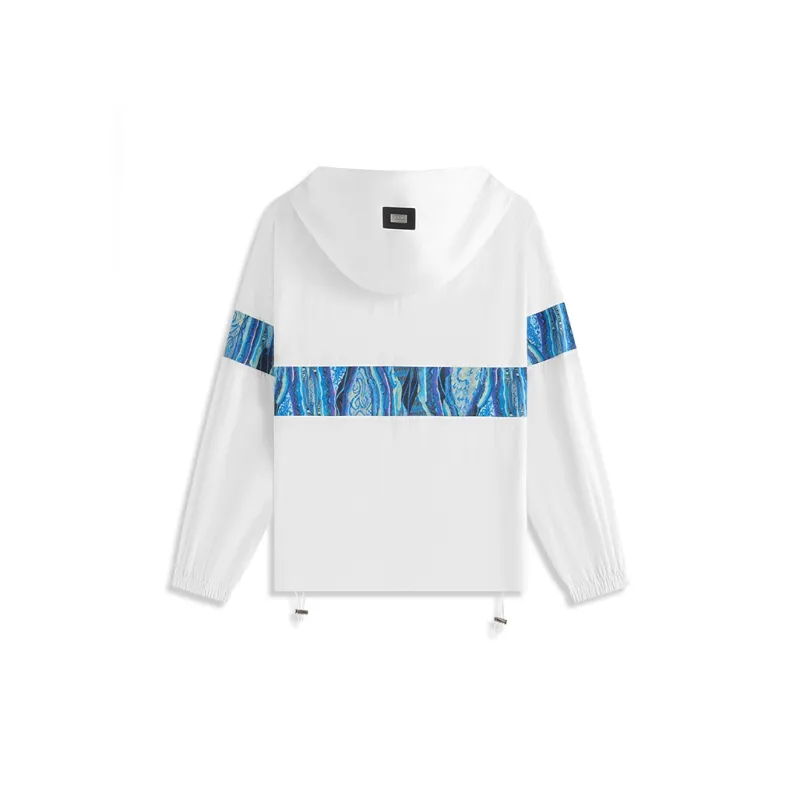 COOGI Jackets Unisex Blue White Bitter Gourd Pattern-1
