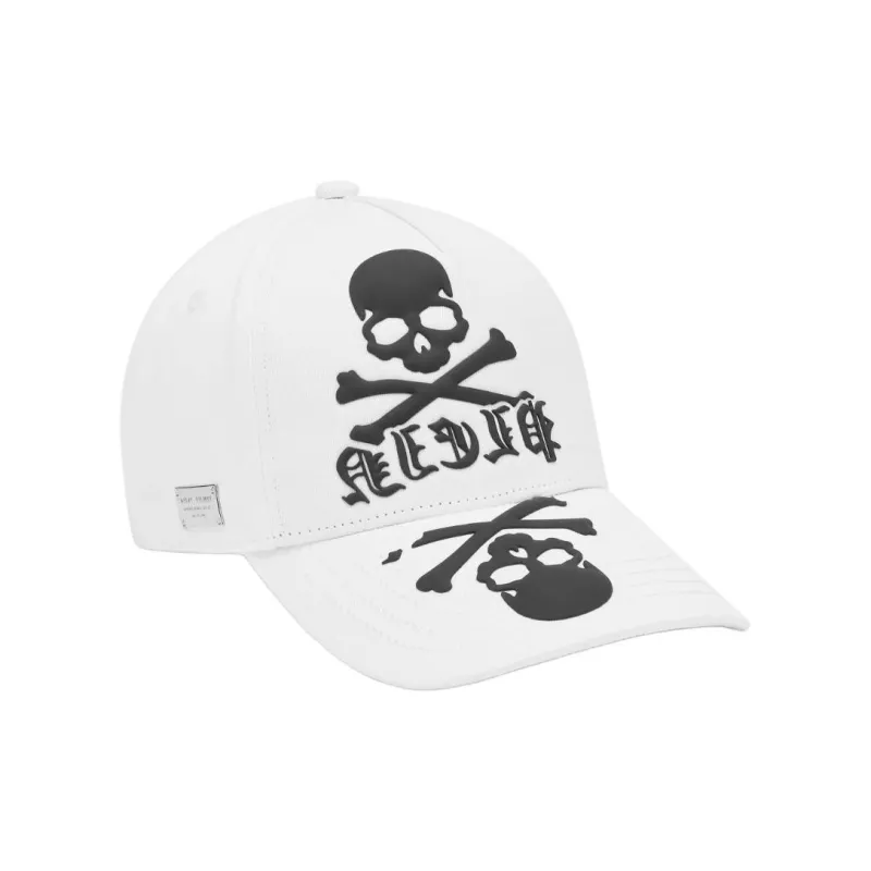 PHILIPP PLEIN Skull Appliquéd Cap-1