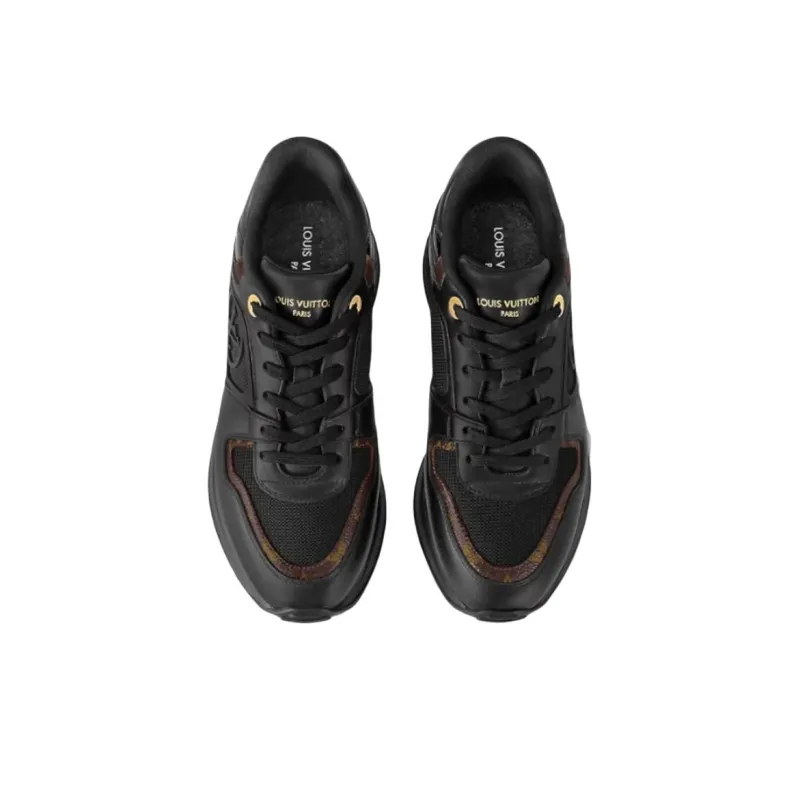 LOUIS VUITTON Neo Run Away Low Top Casual Shoes Women's Black-3