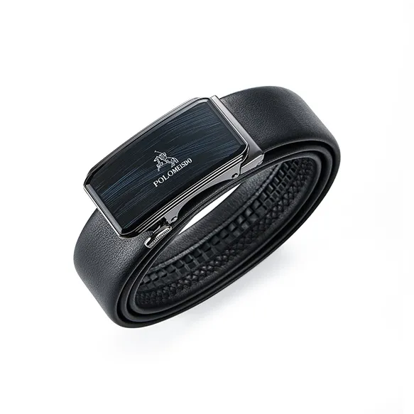 POLOMEISDO Top Grain Cow Leather, Husband Practical Belt Pants Men's 3.5cm-1