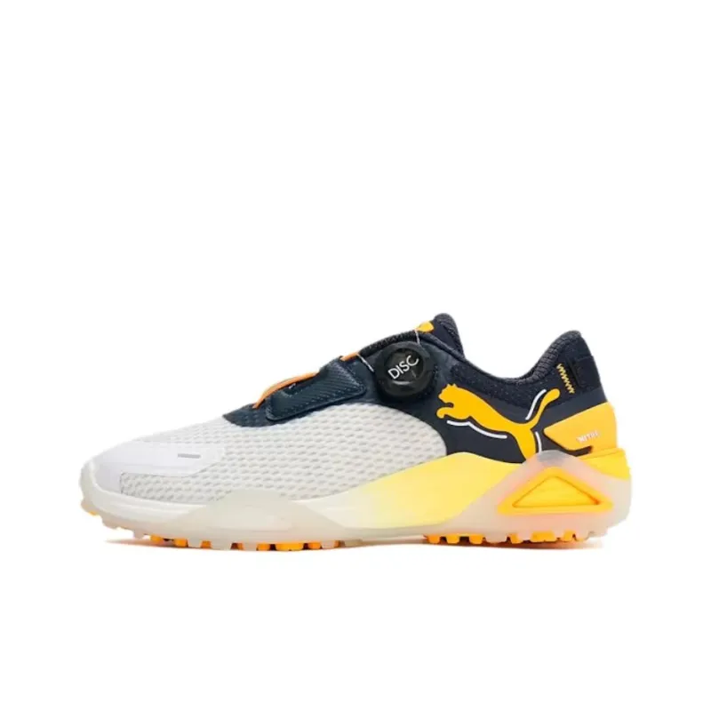 PUMA Anti Slip Wear Resistant Low Top Golf Shoes Women's White-0