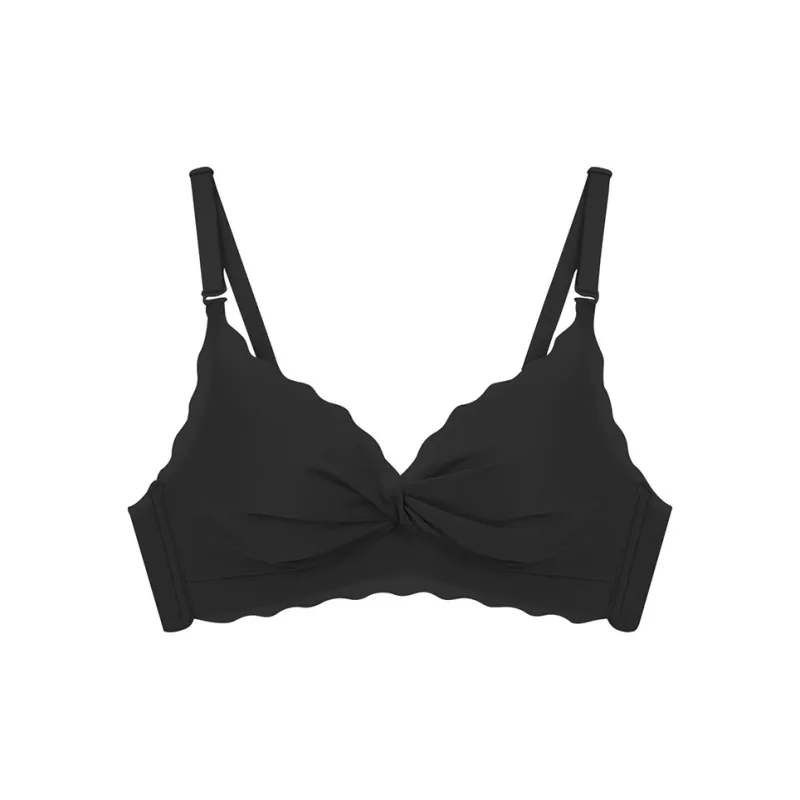 Flowers In Water Bra Women's Black-0