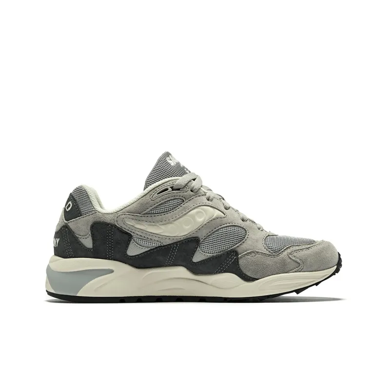 Saucony Grid Shadow 2 Essential Grey Cream-1