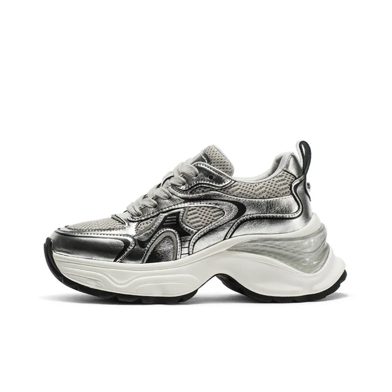 Coup De Foudre Cushioning Breathable Low-Top Chunky Sneakers Women's-0