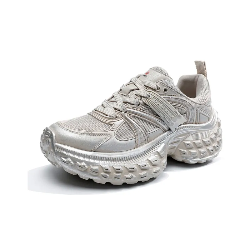 Airwalk Chunky Sneakers Men Low Top Ecru/Black-8