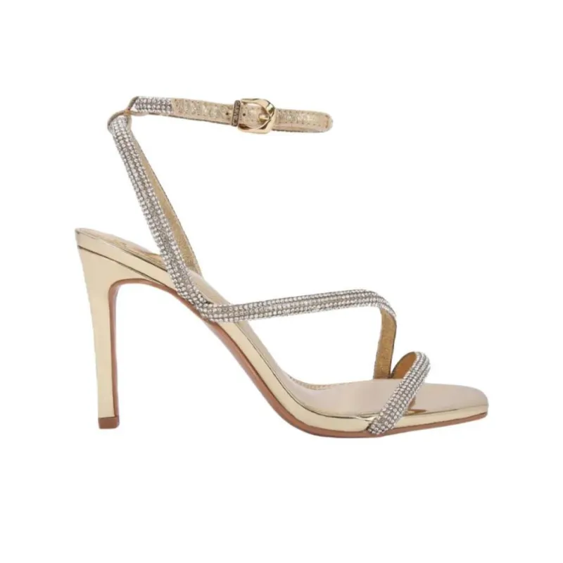 Kurt Geiger London Paparazzi Strap Sandals 9cm Women's Gold-1