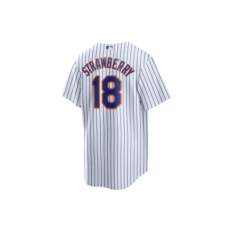 Nike Darryl Strawberry New York Mets Men's Nike Mlb Replica Jersey-1