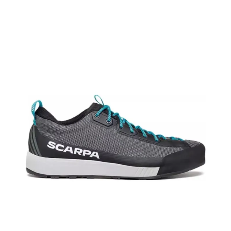 SCARPA Gecko Cushioning Anti-Slip Wear-Resistant Breathable Lightweight Coverage Low-Top Casual Shoes Men's Gray Blue-1