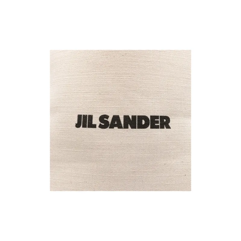 JIL SANDER Logo Printed Medium Shopping Bag-3