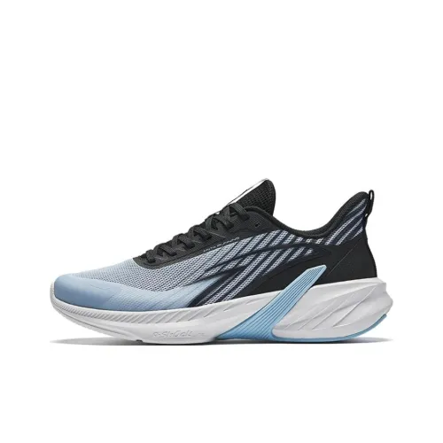 ANTA Running Shoes Men Low-Top Dusty Blue/Basic Black