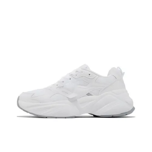 FILA Circuit Anti-Slip Wear-Resistant Low-Top Chunky Sneakers Women's White