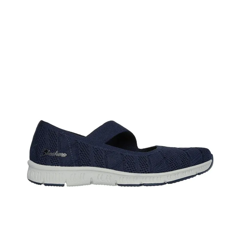 Skechers Be-Cool Slip-Resistant Breathable Lightweight Low-Top Casual Shoes Women's Blue-1