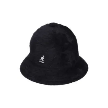 KANGOL Angora Wool Bucket Hats Unisex Black