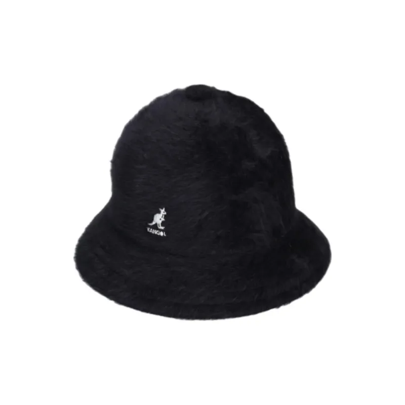 KANGOL Angora Wool Bucket Hats Unisex Black-0
