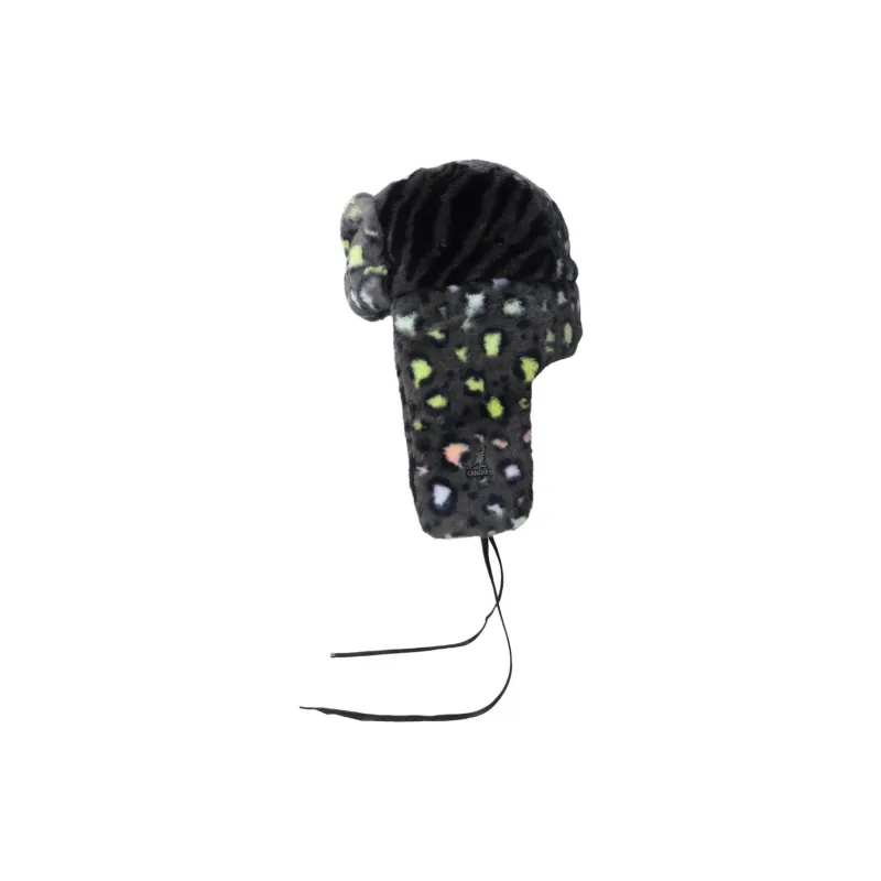 KANGOL Polyester Trapper Hats Unisex Black-3
