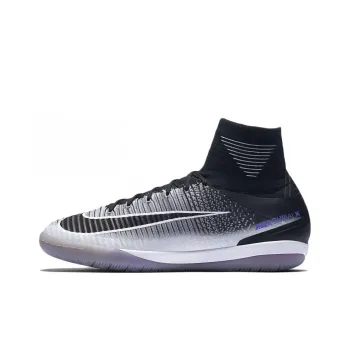 Nike IC/IN Cushioning Anti-Slip And Wear-Resistant Soccer Shoes Men's Black White