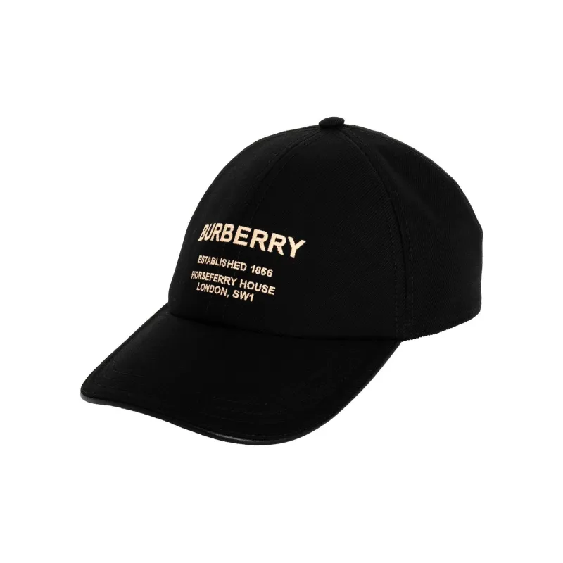 Burberry Logo-Detailed Baseball Cap-0