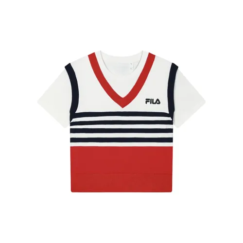 FILA T-Shirts Women's Flame Red