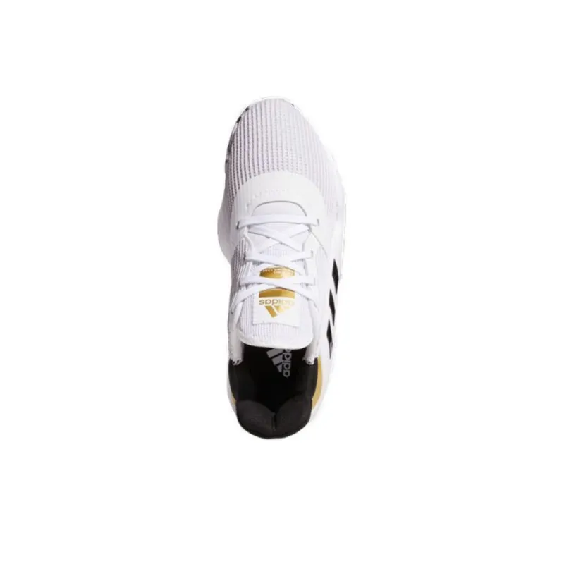 Adidas Pro Bounce 2019 Low 'White Black Gold'-3