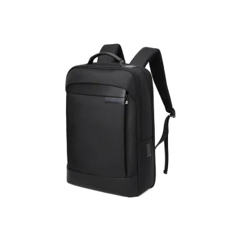 POLO Textile, Synthetic Leather Laptop Bag Backpack Men's Backpack Tubas Men's Black