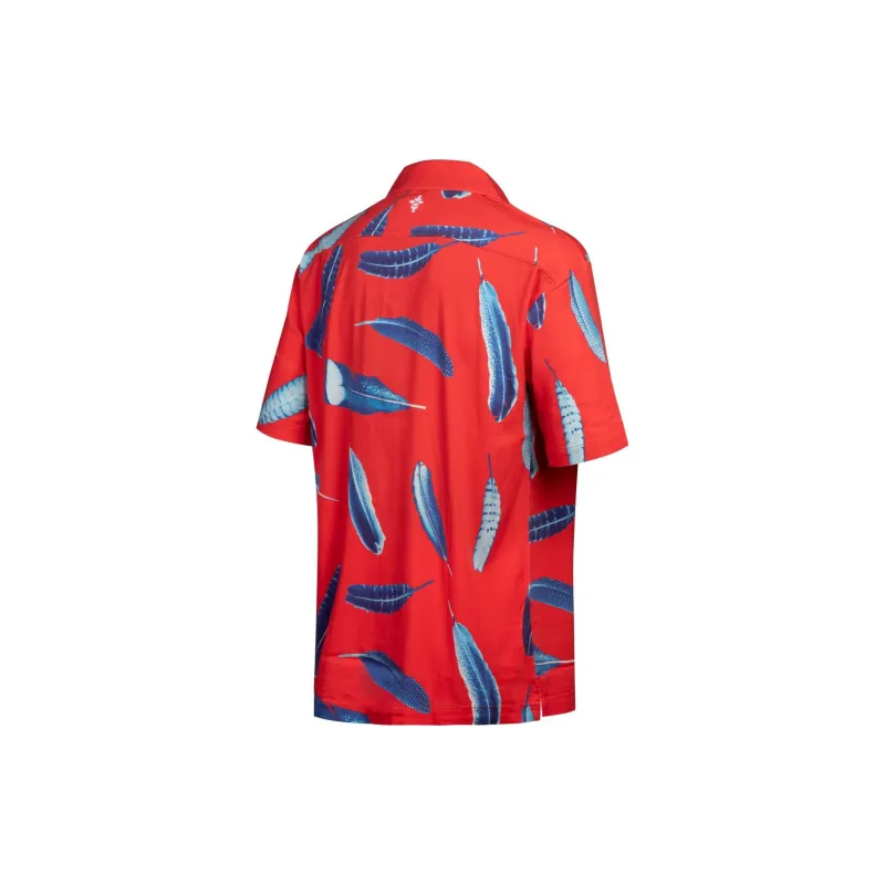 Marcelo Burlon X Arena Feathers-print Shirt-2