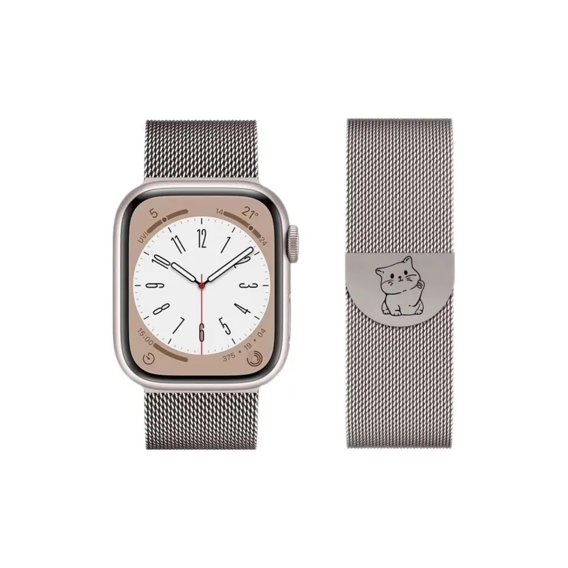 CHENSONG Apple Compatibility Watch Band Stainless Steel Material-4