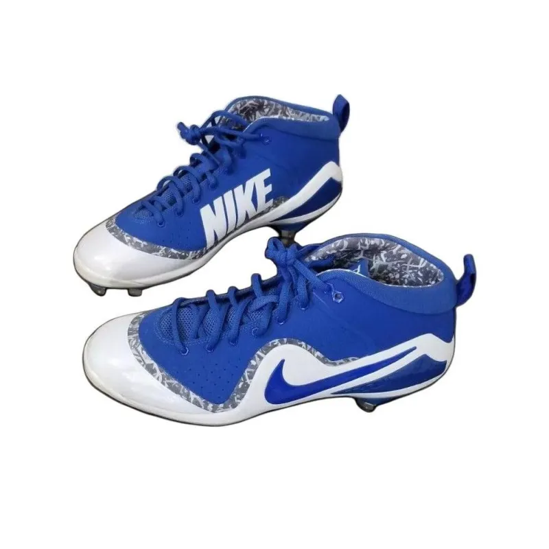 Nike Force Air Trout 4 Pro Metal Cleat Game Royal White-2
