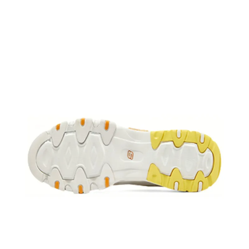 Skechers D'lites 2.0 'White Orange Yellow' Women's-4