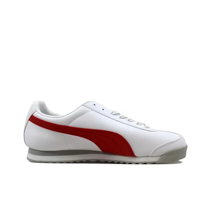 PUMA Roma Basic White High Risk Red-1