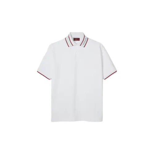 GUCCI Polo Shirts Men White