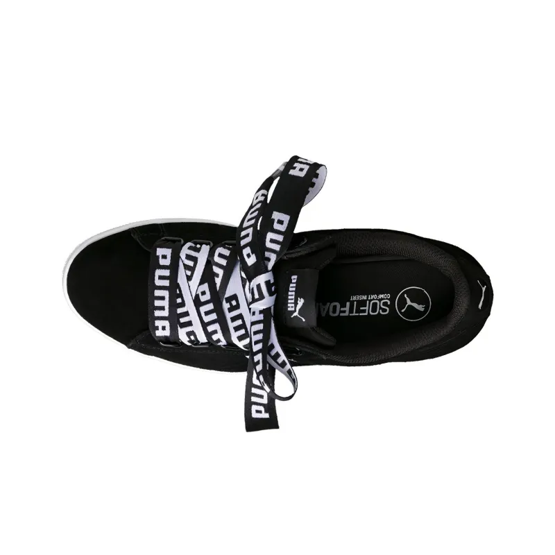 PUMA Vikky Ribbon Bold Casual Shoes Black Women's-3