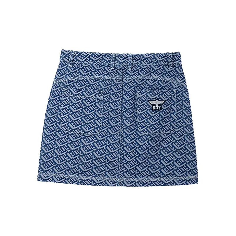 Boy London Denim Short Skirts Women's Blue-1