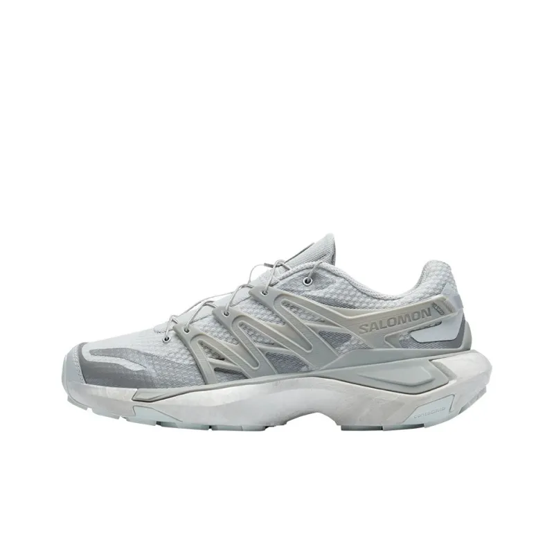 SALOMON XT PU.RE ADVANCED Cushioning And Breathable Low Top Running Shoes Unisex Flint Gray-0