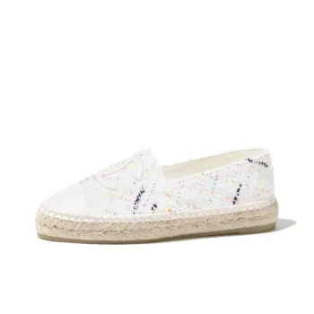 CHANEL Espadrilles Women's White