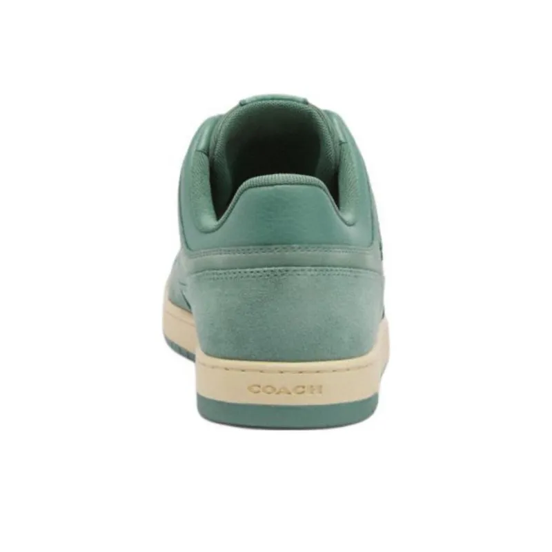 COACH C201 Low Top Skateboard Shoes Men's Green-4