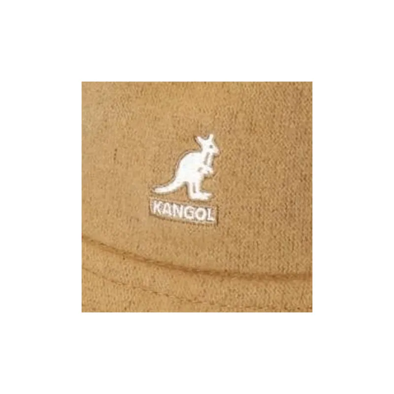 KANGOL Wool Acrylic Bucket Hats Unisex Camel-2