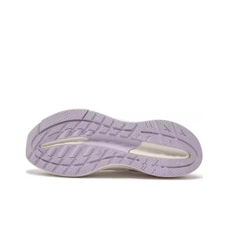 361° Anti-Slip Wear-Resistant Low-Top Casual Running Shoes Women's White Purple-4