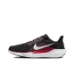 Black/Fire Red/White