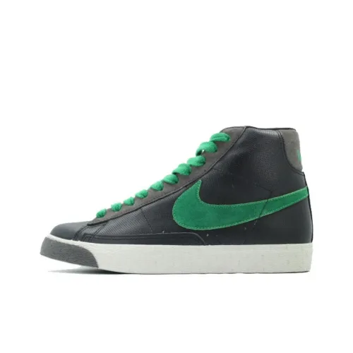 Nike Blazer Mid '09 ND Black/Black-Lucky Green-Metallic Silver