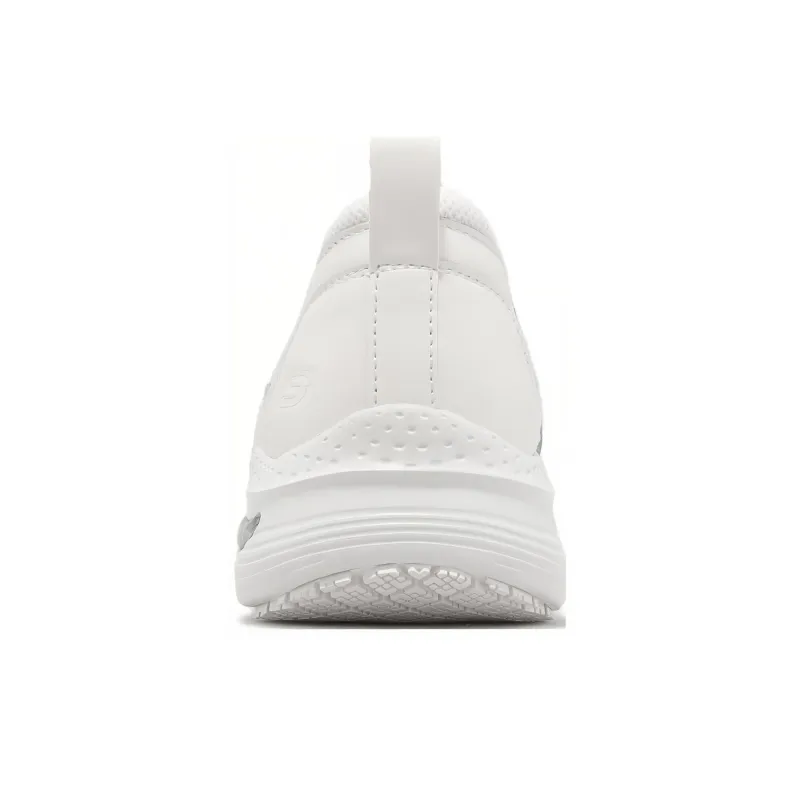 Skechers ARCH FIT SR Lexal Slip Resistant, Abrasion Resistant, Breathable Low Top Casual Shoes Women's White-2